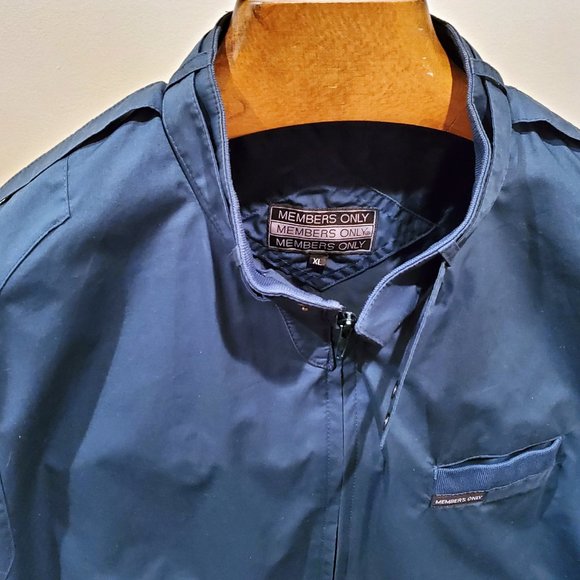 XL Members Only Jacket Teal Green Men's Bomber - Picture 7 of 15